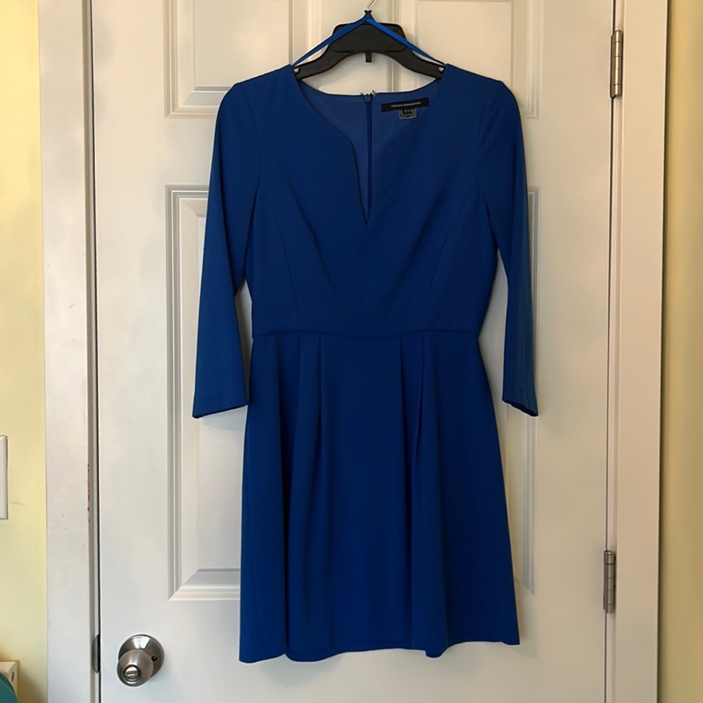 033 French Connection Royal Blue Mini Dress